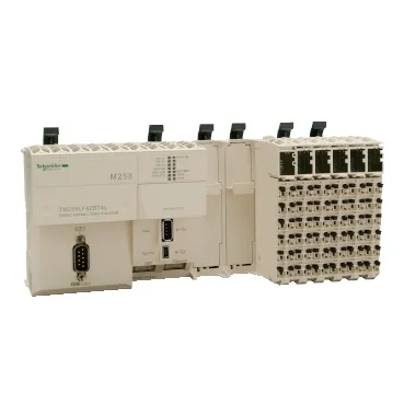 Maxima Automation’s Modicon M258 Logic Controller – compact, high-performance PLC with advanced connectivity and cybersecurity for industrial control.