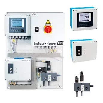 Liquiline Control (100-230 VAC) automatic cleaning system for versatile use.
