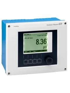 Liquiline CM444 four-channel transmitter for process measurement.